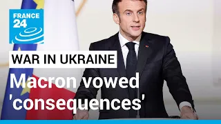 Putin has 'undermined the sovereignty of Ukraine', says Macron in address to nation • FRANCE 24