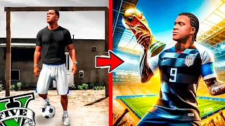 ME CONVIERTO en EL MEJOR FUTBOLISTA del MUNDO en GTA 5! (PELICULA)