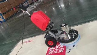 Orbital carpet cleaning machine