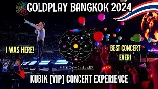 COLDPLAY BANGKOK 2024 CONCERT VLOG | MUSIC OF THE SPHERES WORLD TOUR VIP [KUBIK] EXPERIENCE