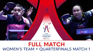 FULL MATCH | ITO Mima vs SZOCS Bernadette | WT QF | #ITTFWorlds2024