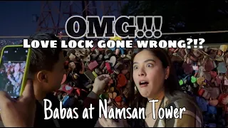 BABAS AT NAMSAN TOWER!!! 🗝️ pero nasira ang love lock??! 🔐 | SEOUL, SOUTH KOREA | Day 3