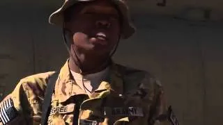 Chinook Helicopter Door Gunner Wil'Dreka Leree in Afghanistan - Aerial Footage & Interview