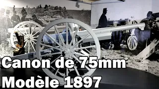 Canon de 75mm Modèle 1897 - L'Emblématique Canon de la Première Guerre Mondiale