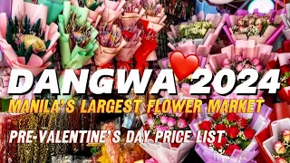 Dangwa Flower Market 2024 | Manila’s Cheapest And Largest Flower Market | Pre-Valentine’s Day Tour