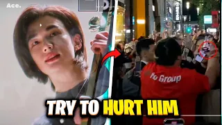 SASAENG TRIED TO HURT HYUNJIN WHILE LEAVING A VERSACE EVENT IN JAPAN