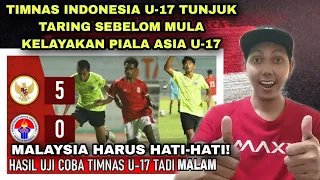 TIDAK DITAYANG DI TV, Timnas Indonesia U-17 "MENGGILA" Tadi Malam, sukses menang 5-0 di uji coba