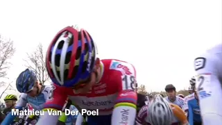 MATHIEU VAN DER POEL vs WOUT VAN AERT || cyclocross 2017