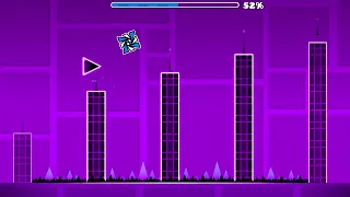 Stereo Madness but a spike is always chasing you... (Geometry Dash 2.1)