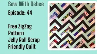 Episode 44: Free ZigZag Wavy Quilt Pattern