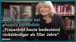 phoenix persönlich: EMMA-Chefredakteurin Alice Schwarzer zu Gast bei Alfred Schier