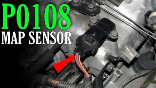 P0108  Manifold Air Pressure (MAP) Barometric Pressure Sensor Circuit High Voltage Input Problem