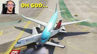 PILOT ERROR! Full Flight with ATC in Microsoft Flight Simulator (LAX-SFO) A330-900