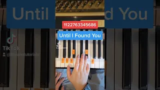 Until I Found You (Easy Piano Tutorial)