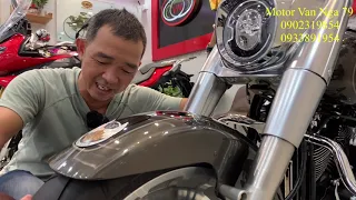 Full clip em Fatboy 2020 odo 1800km siêu mới Lên đồ chơi trăm triệu tại #motorvannga79