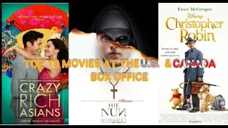 Top 10 Movies at the Box Office - U.S. & Canada (Sep 7-9)