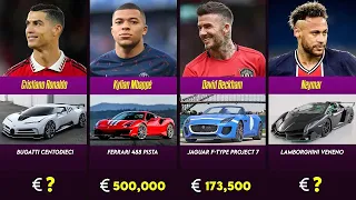 TOP - 20 famous football players and price their luxury cars collection 2023