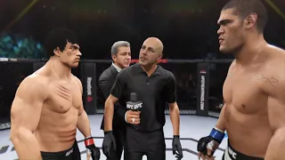 Bruce Lee vs. Bigfoot Silva (EA Sports UFC 2) 🐲 - Dragon Fights 🐉