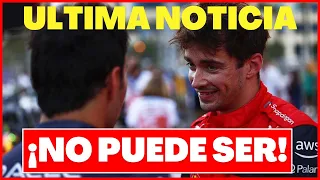 el MENSAJE que SERGIO PEREZ NO ESPERABA de CHARLES LECLERC es ESTE...*checo sorprendido*