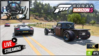 Ultimate Forza Horizon 5 Live Gameplay: Racing Adventure Unleashed! - Moza R9 Setup