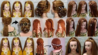 top 7 beautiful and fast hairstyles for wedding|Kashees bridal hairstyle step by step|Hairstyles