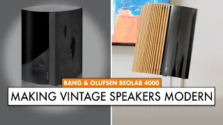 MAKING VINTAGE SPEAKERS MODERN - Bang & Olufsen Speakers - Beolab 4000