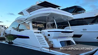 Largest Galeon 800 Fly 2023 Yacht Walkaround Tour