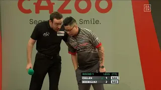 Rowby-John Rodriguez Missed Dartboard After Incident On Stage