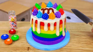 Yummy Chocolate Cake 🌈🍫🧁 Super Tasty Miniature Rainbow Pop It Chocolate Cake Decorating| DA Cakes