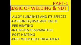 Basic Welding & NDE Part-1 [HINDI]