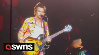 Singer Harry Styles gives heartfelt tribute to Queen Elizabeth II at his concert New York | SWNS