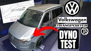 VW Transporter T6 2.0 TDI 108bhp/110ps Dyno Test with Bluespark Tuning Box