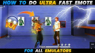 HOW TO DO ULTRA FAST EMOTE IN BLUESTACKS 4 AND 5  | BLUESTACKS 4 AND 5 FASTEST EMOTE SETTINGS