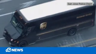 UPS driver carjacking leads to wild police chase  -- new video!