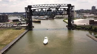 Cuyahoga River drone