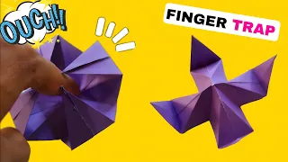 How to make Origami FINGER TRAP / Paper Finger Trap