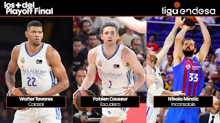 LOS MÁS del Playoff Final: Walter Tavares, Fabien Causeur y Nikola Mirotic | Playoff Final 2021-22