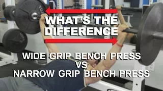 Wide Grip Bench Press vs Close Grip Bench Press - What's The Difference?