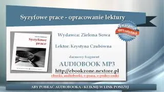 Syzyfowe prace -opracowanie lektury | audiobook mp3 | Lektura szkolna do słuchania