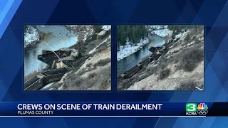 Cleanup continues after train derailment in Plumas County
