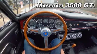 1965 Maserati Sebring 3500 GTi Series I Coupe by Vignale POV Drive - Classic Italian GT