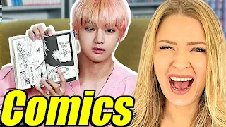 Americans React To BTS COMIC BOOK CAFE (Run BTS 66 and 67)