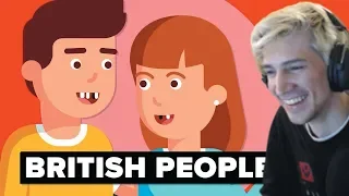 xQc reacts to What Are Common Stereotypes About British People? (with chat)