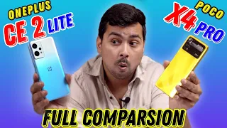 Oneplus Nord CE 2 Lite Vs Poco X4 Pro : Full Comparison | Camera, Display, Pubg & More