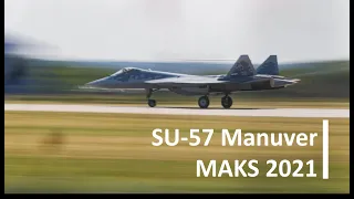 Sukhoi SU-57 Unjuk Kebolehan di Air Show MAKS 2021