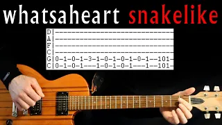 whatsaheart snakelike Guitar Lesson / Guitar Tab / Guitar Tabs / Chords / the stars collide Cover