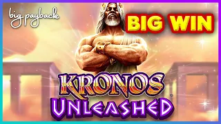 INCREDIBLE RETRIGGER! Kronos Unleashed Slot - BIG WIN!