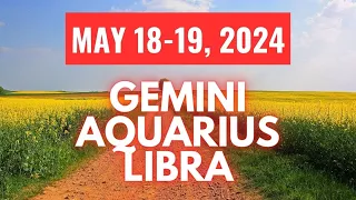 MAY 18-19, 2024 AIR Signs (♊ Gemini ♎ Libra ♒ Aquarius) Daily Tarot #KAPALARAN888 Gabay