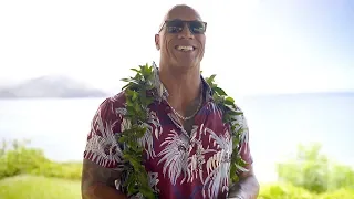 Dwayne's Special Return to Hawaii for Hobbs & Shaw Press