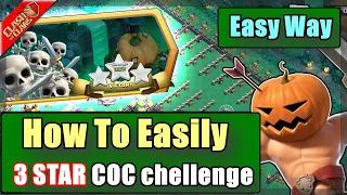 How To 3 STAR The Pumpkin Graveyard Challenge In CLASH OF CLANS EASILY